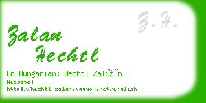 zalan hechtl business card